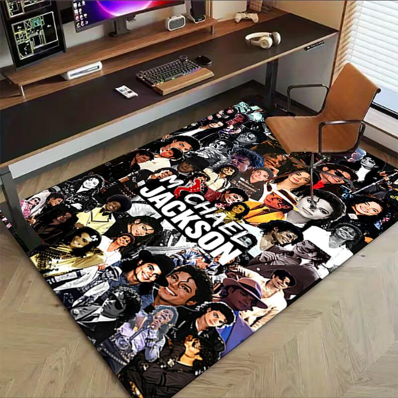 Michael Jackson Collage Carpet For Playroom Bedroom Living Room Sofa Home Decorkids Game Area Rug Nonslip Floor Mat