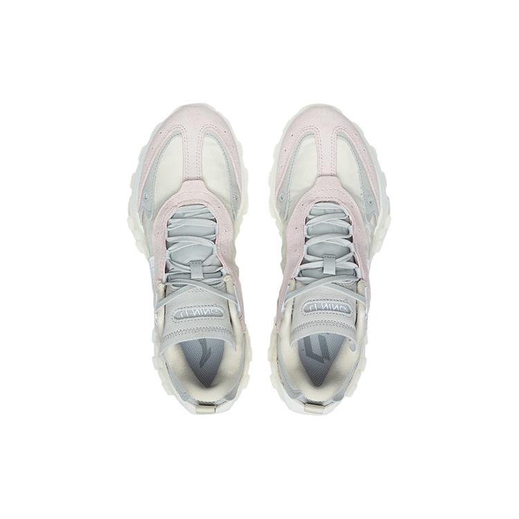 Li Ning Casual Shoes Women's Low top Swan White/Primrose Pink ARYR026-8