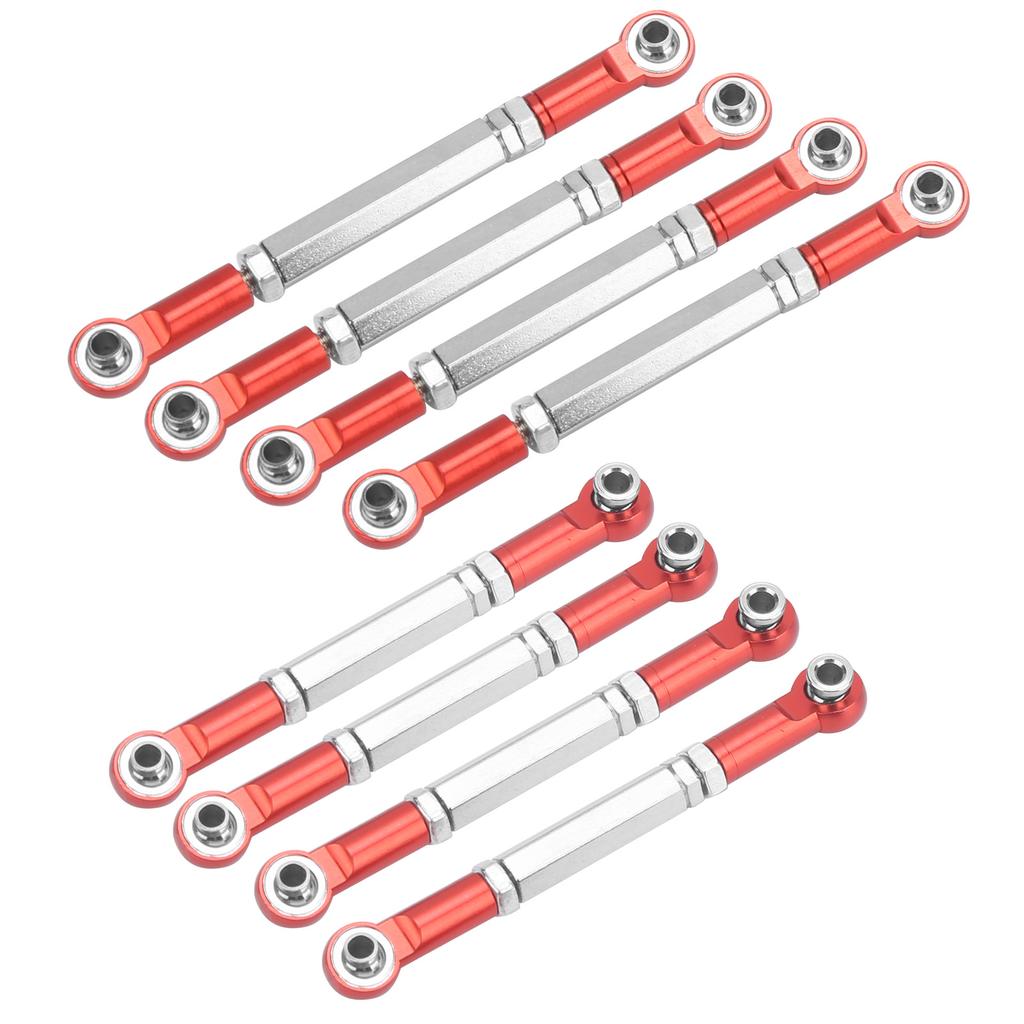 RC Steering Servo Pull Rod Metal Linkage Arm Tie Rod Ends Connector for WPL MN Feiyu