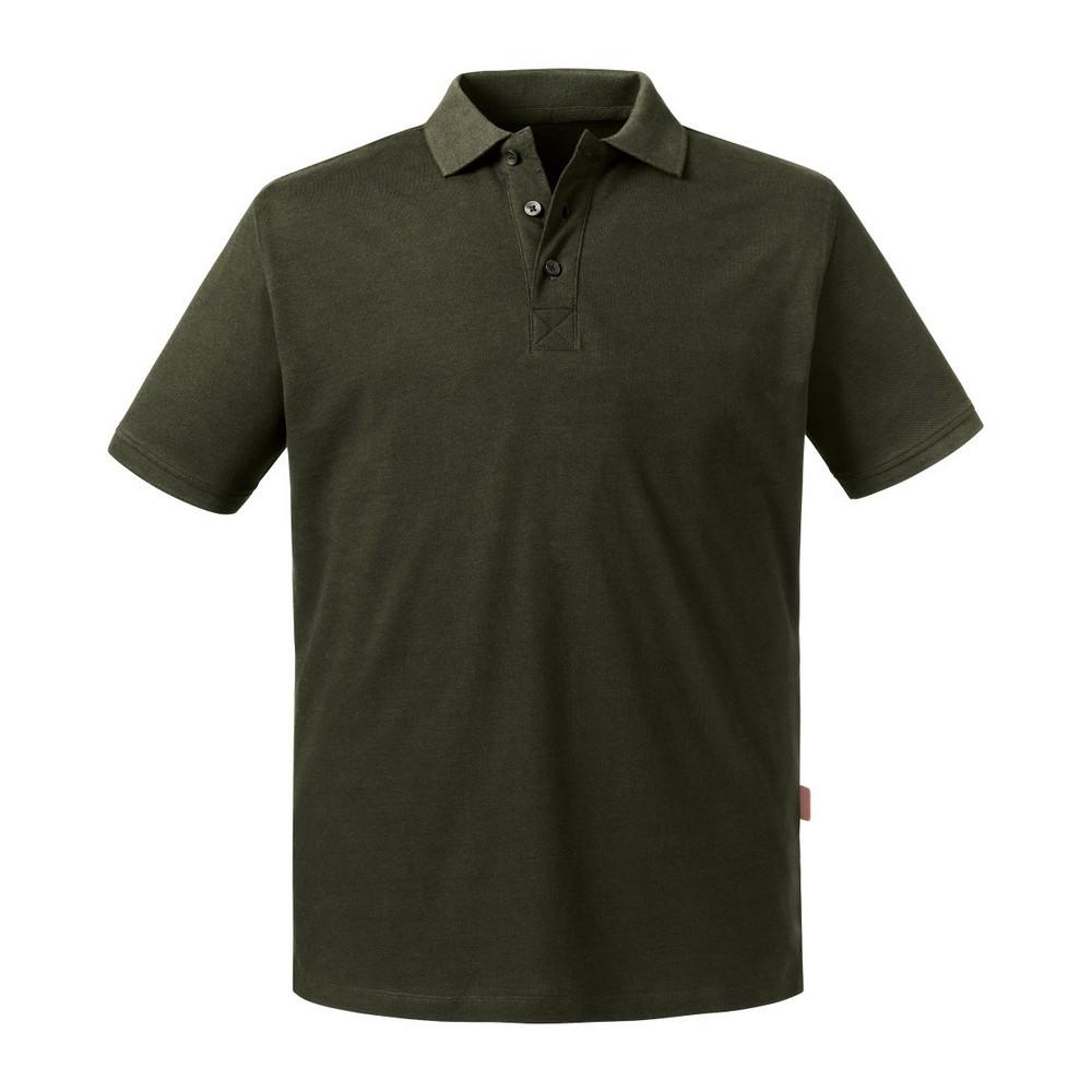 Russell Mens Pure Organic Polo