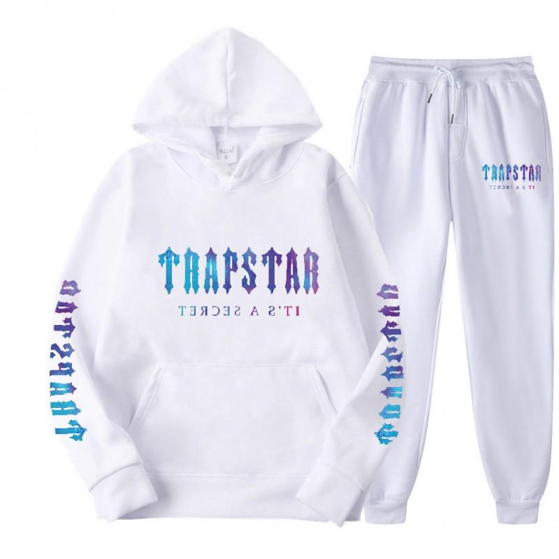Set Felpa con Cappuccio Oversize Tuta Streetwear Stampata Donna Misto Cotone Caldo Casual Loungewear