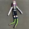 Demon Slayer Akaza Poseable Plush Doll Built-in Wire Stuffed Figure Infinite Castle Mugen Train Collectible Toy For Anime Fans Cuddly Fluffy Huggable