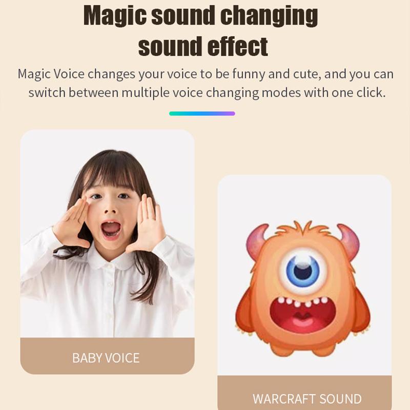 Karaoke Wireless Portable Bluetooth 5.3 Speaker With Microphone RGB Portable Music Player Karaoke Machine for Child Home Gift