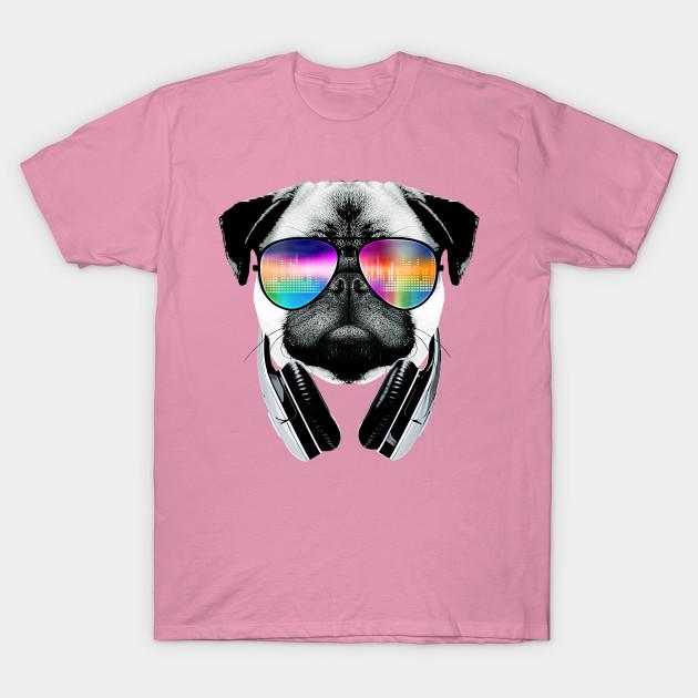 T Shirt Women Dj Pug Harajuku Print Kawaii Tshirt Summer Short Sleeve Female T-Shirt Top Tee