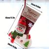 Three-dimensional Christmas Sock Santa Claus Christmas Decoration New Year Gift Bag  Home Party