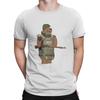 Bear Gun Ucieczka z Tarkova Poliestrowa Koszulka T-shirt Modny T-shirt z Okrągłym Dekoltem Harajuku Krótki Rękaw