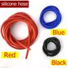 Length 1M 3M 5M Inner diameter 3/4mm Thickness 4mm General Motors Vacuum Silicone hose Racing Line Tube Pipe Tube Bule Black Red