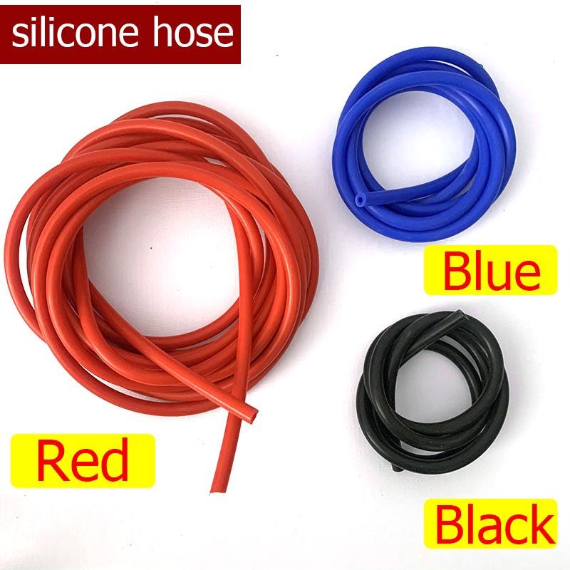 Length 1M 3M 5M Inner diameter 3/4mm Thickness 4mm General Motors Vacuum Silicone hose Racing Line Tube Pipe Tube Bule Black Red