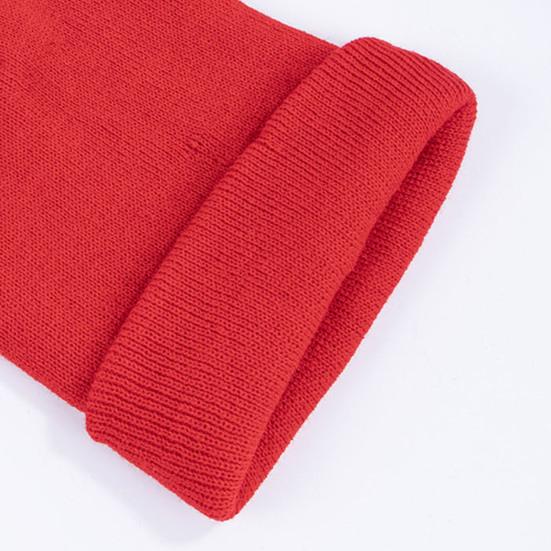 Unisex Knitting Hat Solid Color Men Women Brimless Hat Winter Soft Breathable Warm Stretchy Hat Outdoor Wear