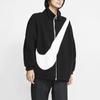 Nike Reversible Sherpa Fleece Thickened Jacket for Spring Women Outerwear Black CZ4064-010