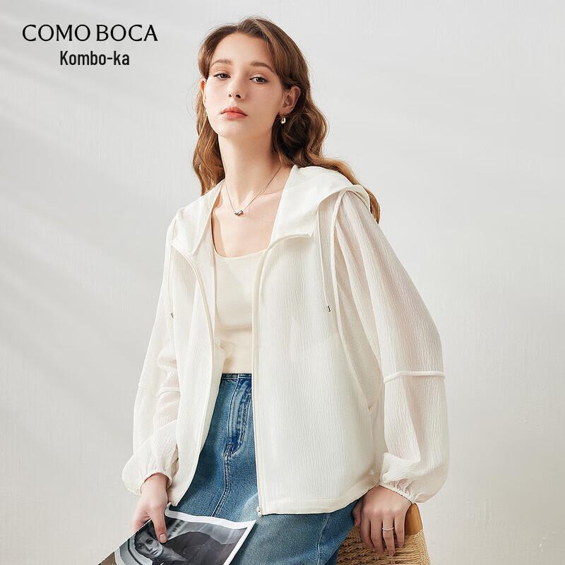 

Women s Mulberry Silk Hooded Long-Sleeve Jacket M