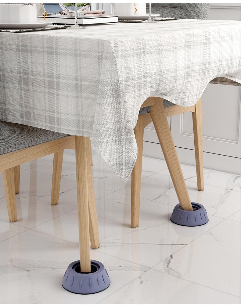 Universal Anti Vibration Pads Set of 8, Heavy Duty Furniture Feet for Washing Machine, Refrigerator, Table, Dryer