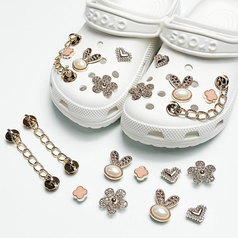 Shoe for Clog Shoes Removable Shoe Accessories Flower Decorations for Sandals