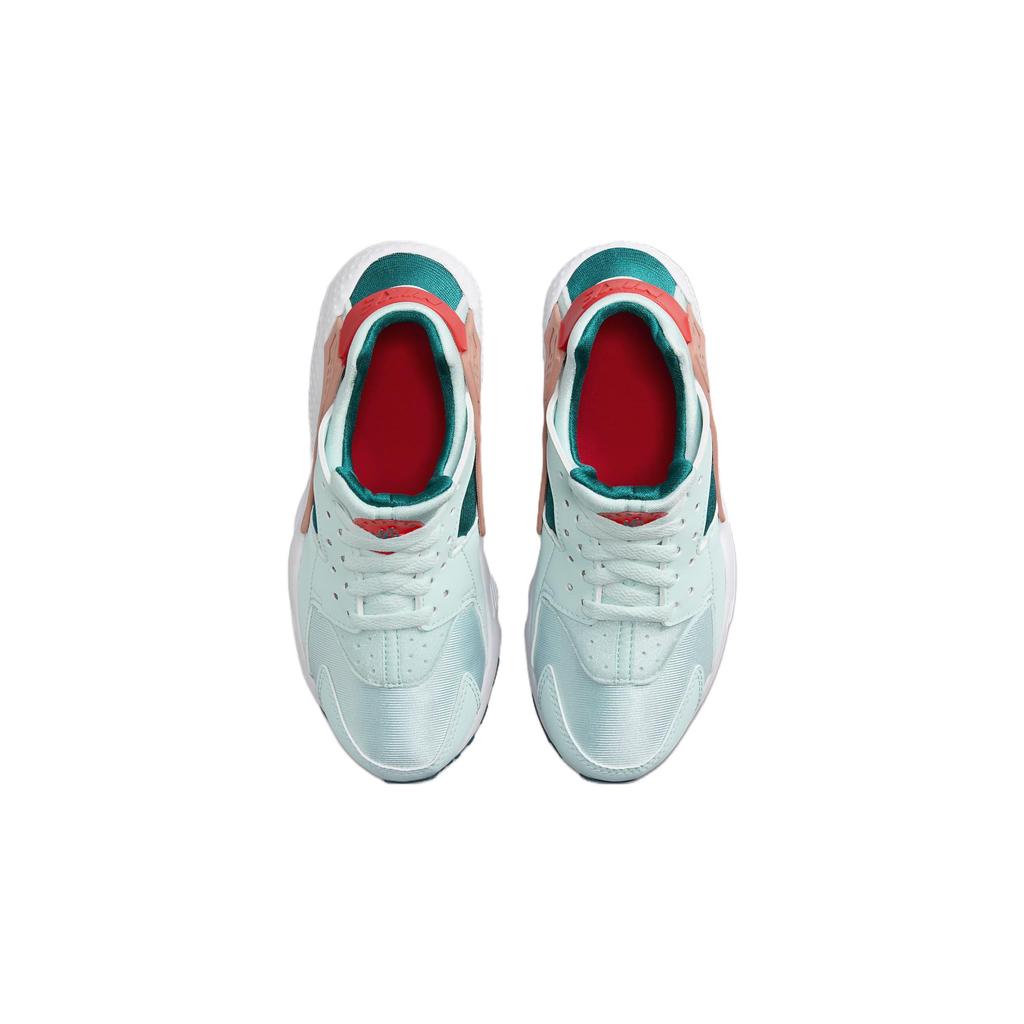 Nike Huarache Run GS Jade Ice Red Stardust Kids Sneakers Blue Geode-Teal Siren-Red 654275-305