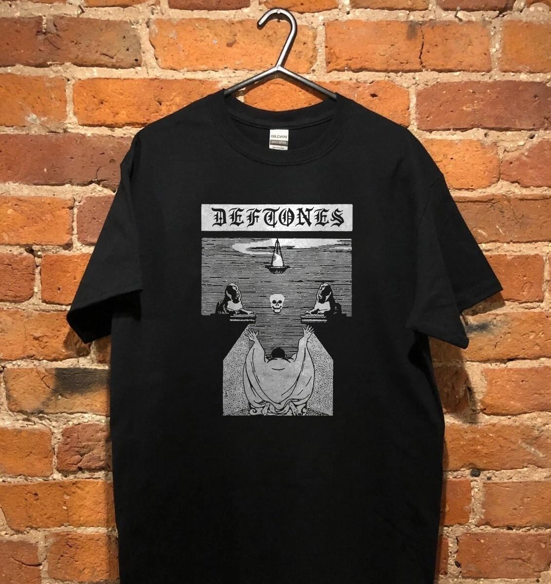 HOT! 90s Deftones Digital Bath Vintage Cotton Black Heavy Cotton T-Shirt S