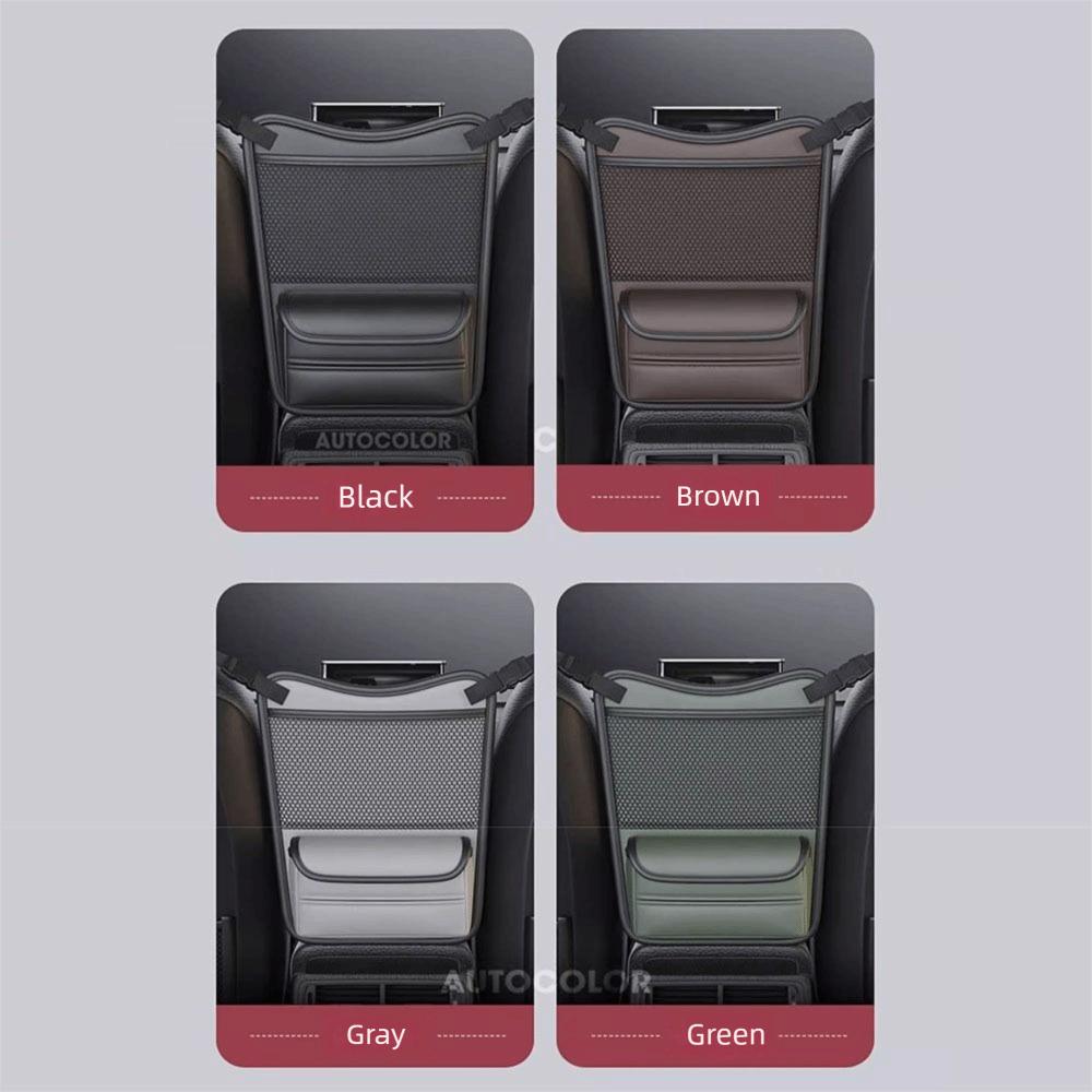 Mesh Pockets Car Seat Storage Bag Double Side Storage Car Middle Hanger  Between Seats