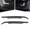 Pár ozdobných lišt krytu předního nárazníku, Kompatibilní s 2015 2016-2020 Cadillac Escalade & ESV, Černé vnější doplňky z PP
