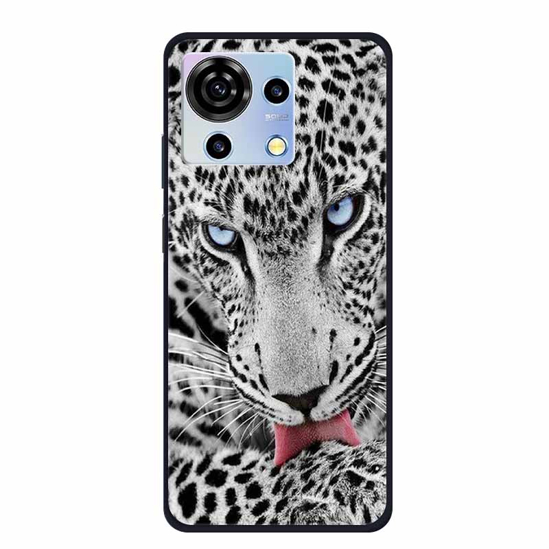 For ZTE V50 Vita Phone Case TPU Soft Back Cover Cartoon Luxury Silicone Phone Cases for ZTE Blade V40 V 40 50 Vita Animal Funda