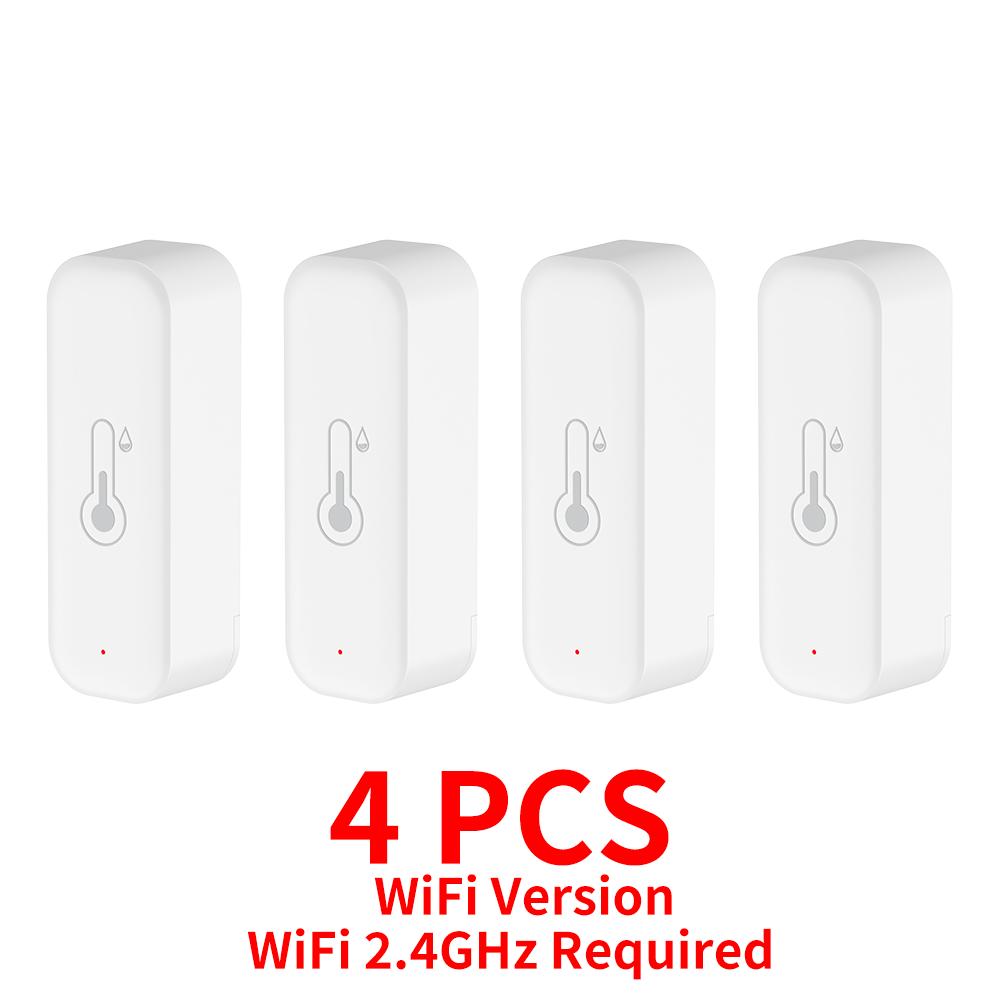 Tuya WiFi Temperature and Humidity Smart Home Thermometer Hygrometer APP Remote Alarm Work with Alexa Google Home
