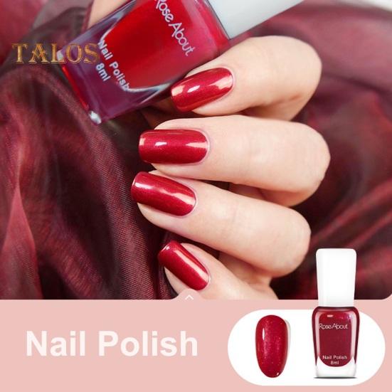 8ML Peelable Nail Polish Long Lasting Quick Drying Water-based Nail Lacquer DIY Nail Art Home Salon Women Toenail Fingernail Manicure Gel Polish