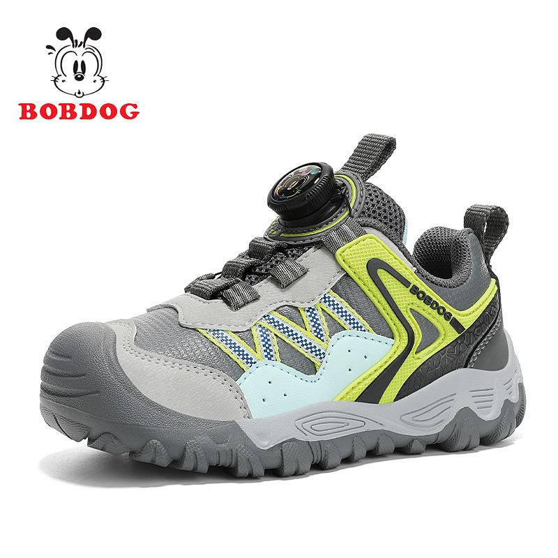 Bobodou 2026 Girls' Sports Shoes: Autumn/Winter Leather, Non-Slip, for Medium/Large Children