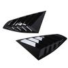 2PCS Rear Side Window Louvers Racing     Vent Scoop Shades Cover Blinds for 4 Series  6 Gran   2020 to 2024