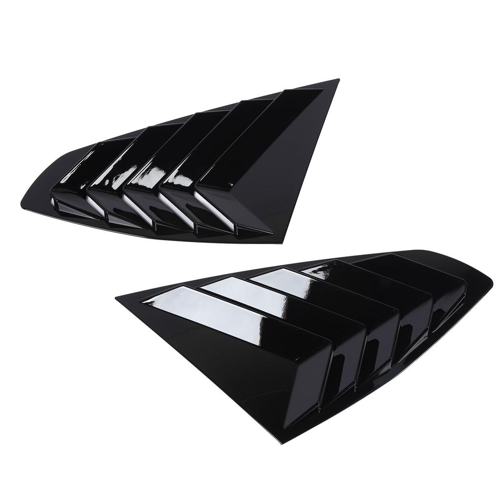 2PCS Rear Side Window Louvers Racing     Vent Scoop Shades Cover Blinds for 4 Series  6 Gran   2020 to 2024