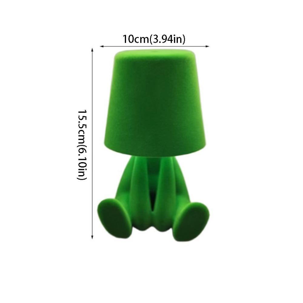 

Touch Control Table Lamp Flocking Texture Mini Size Bedside Lamp Colorful Design Creative Shape Desk Light Home Decoration