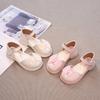 Spring Girls Vintage Princess Shoes Embroidered Leather Shoes Hanfu Matching Korean Soft Sole Flats