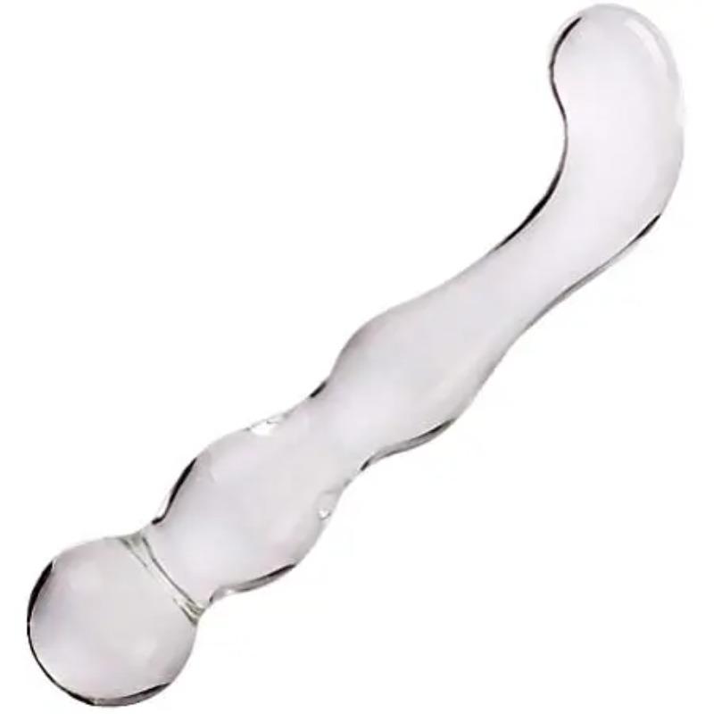 19cm Glass Butt Plug Anal Beads Dildos for Women Vaginal Men Prostate Massager Female Masturbator Sex Toys Adult Erotic Products