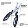 Multifunctional Curved Mouth Road Sub Pliers Cutting Lines Uncoupling Fish Hooks Opening Coils Outdoor Fishing Tools Plier
