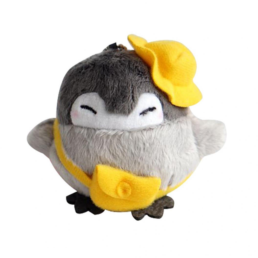 7 см прекрасный пингвин животное кукла плюшевая мягкая подвеска игрушка сумка декор — фото 10