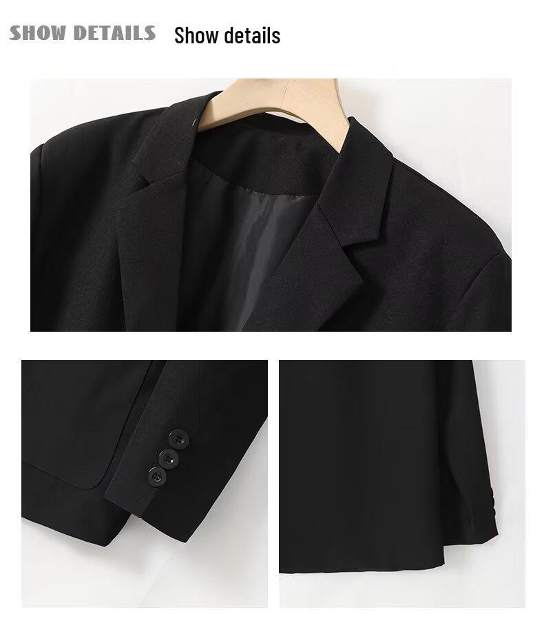 Pánské 2024 Neformální Business Sako: Jednobarevný, Volný střih, Jarní/Podzimní móda