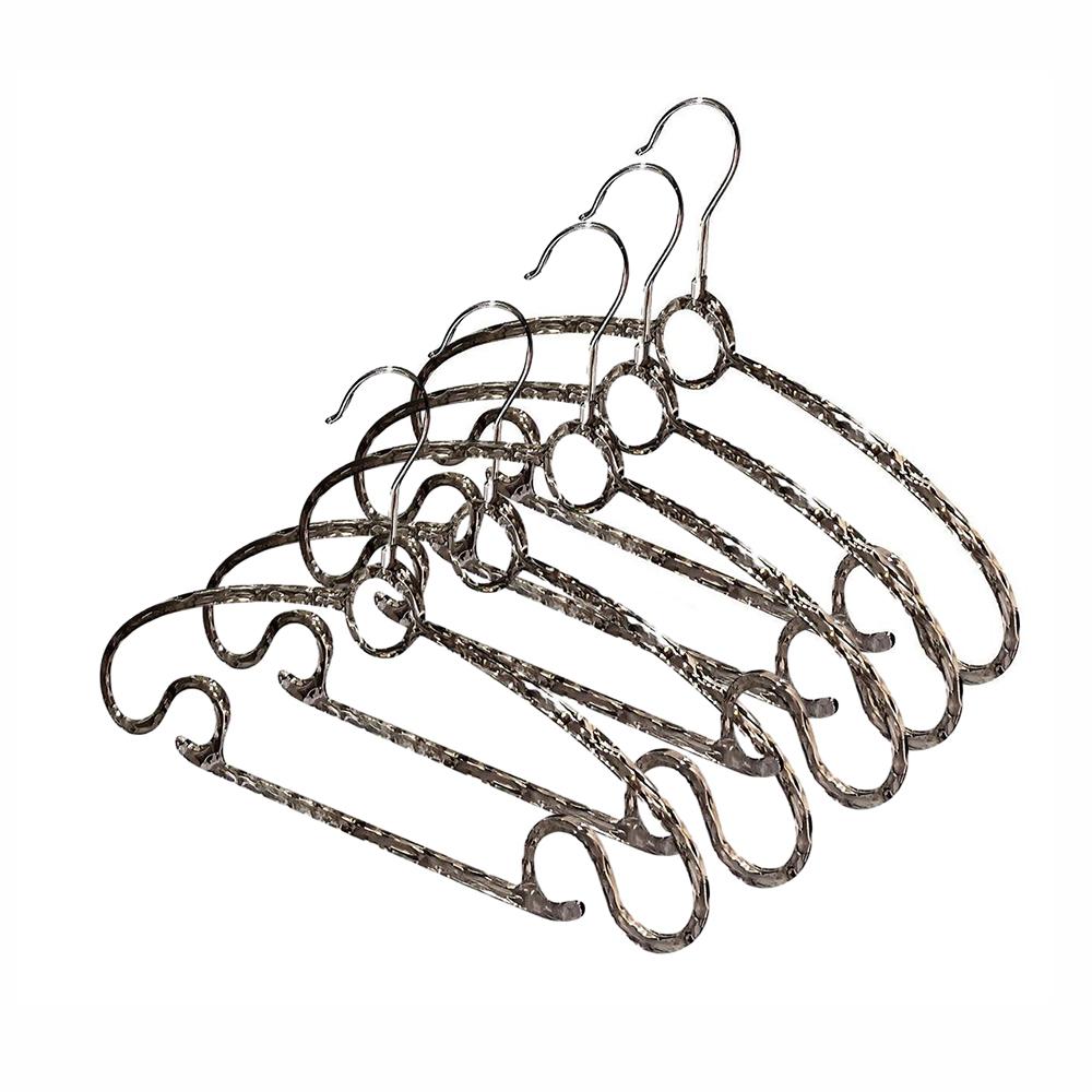 

Plastic Hanger Storage Rack Delicate Rotating Clothes Hanger Stand For Bathroom 5pcs сірий колір