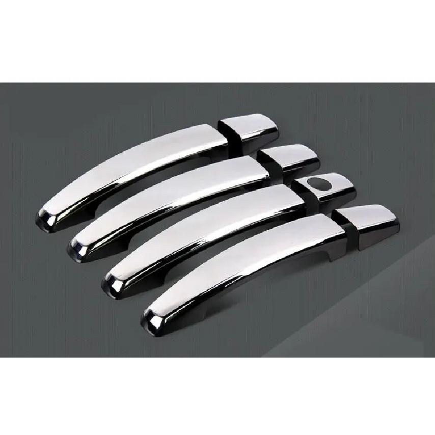 for Peugeot 108 Accessories Chrome Trim Chromium Styling Door Handles Cover Sticker Exterior Decoration Car Styling