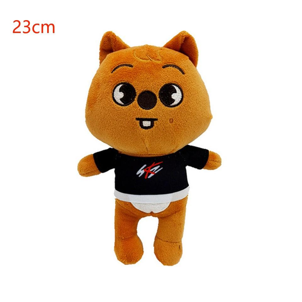 Skzoo Schlüsselanhänger Plüschtier Kawaii Skzoo Stray Wolf Plüsch Cartoon Stofftier Puppe Kawaii Begleiter Spielzeug Kindergeschenk!