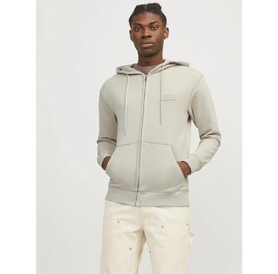 Jack & Jones Moletom desbotado com zíper completo
