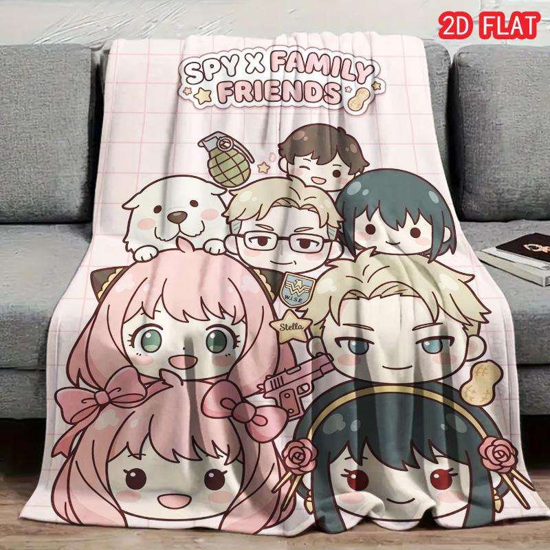 Mission Lovely Life Print FlAannel Blanket, High quality Comfortable for All Seasons, Home Decor, Warmth and Comfort 80cm x 120cm