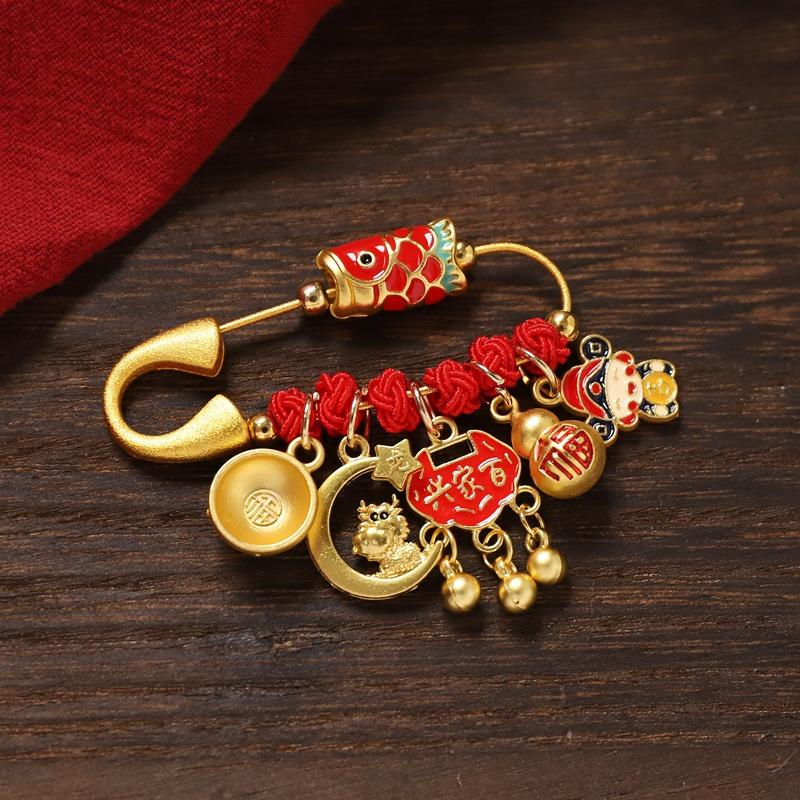 

Брошь Лаки Нафу Беременная Мать Беременный Ребенок Детская Шок Пин Подвеска Безопасности