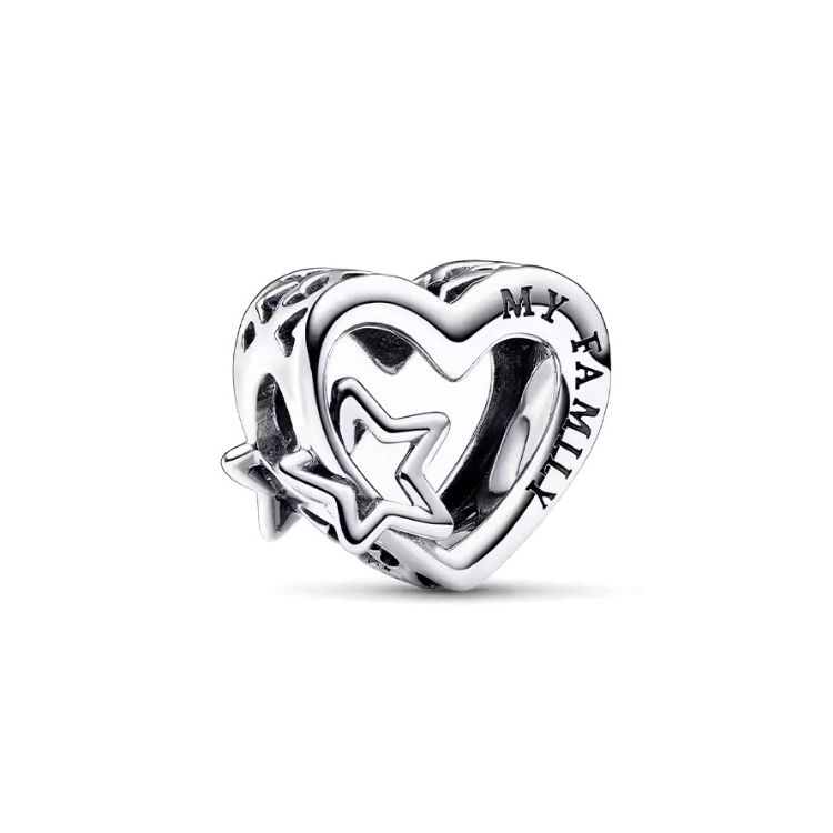 Pandora Heart Design Pendant Women jewelry Silver 792829C00 Box