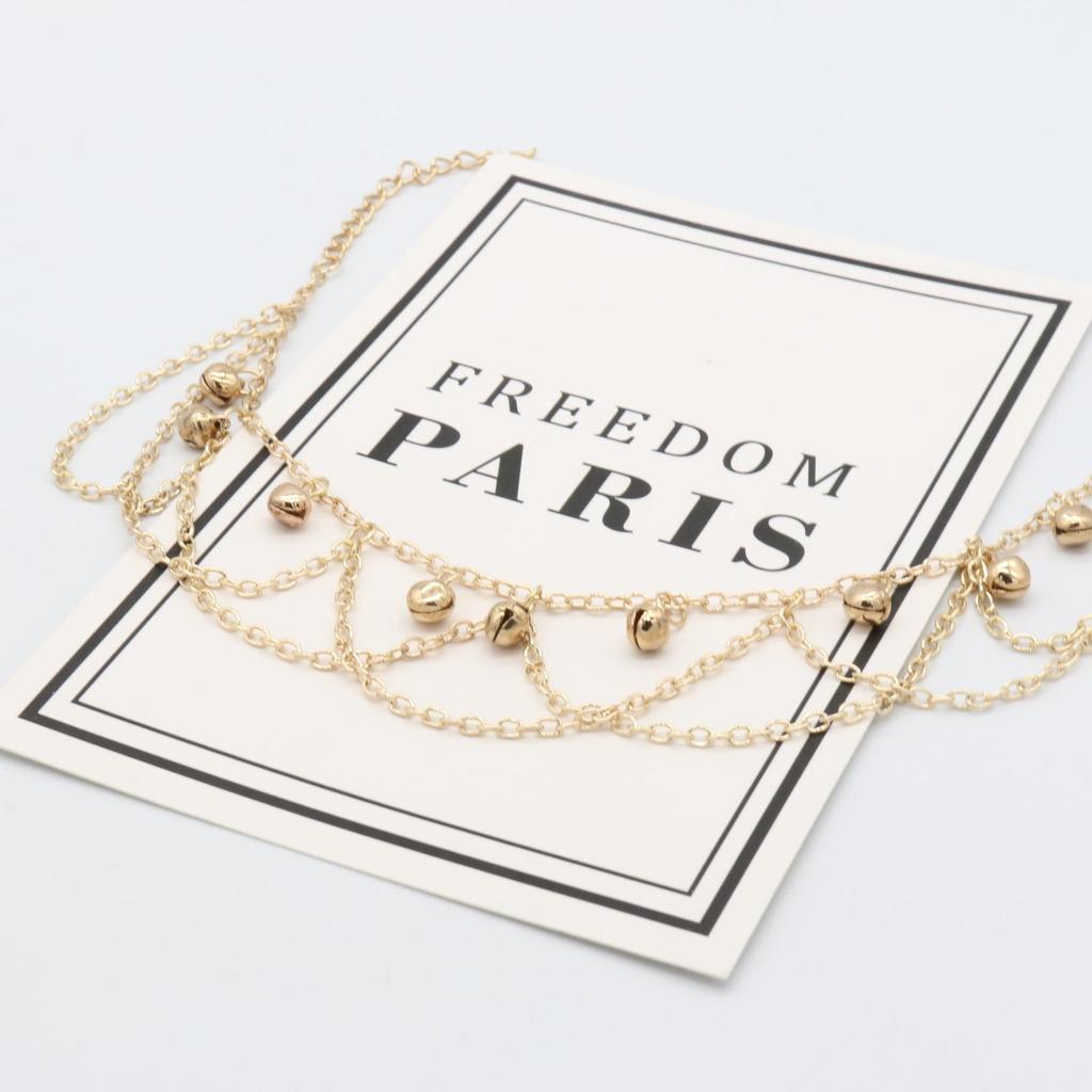 Bohemian Bell Anklet: Women's Summer Beach Wave Chain Tassel Jewelry