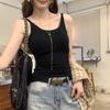 Real shot, beautiful inner small suspender vest women's clothing, summer new slim-fit outer Spice Girl top
