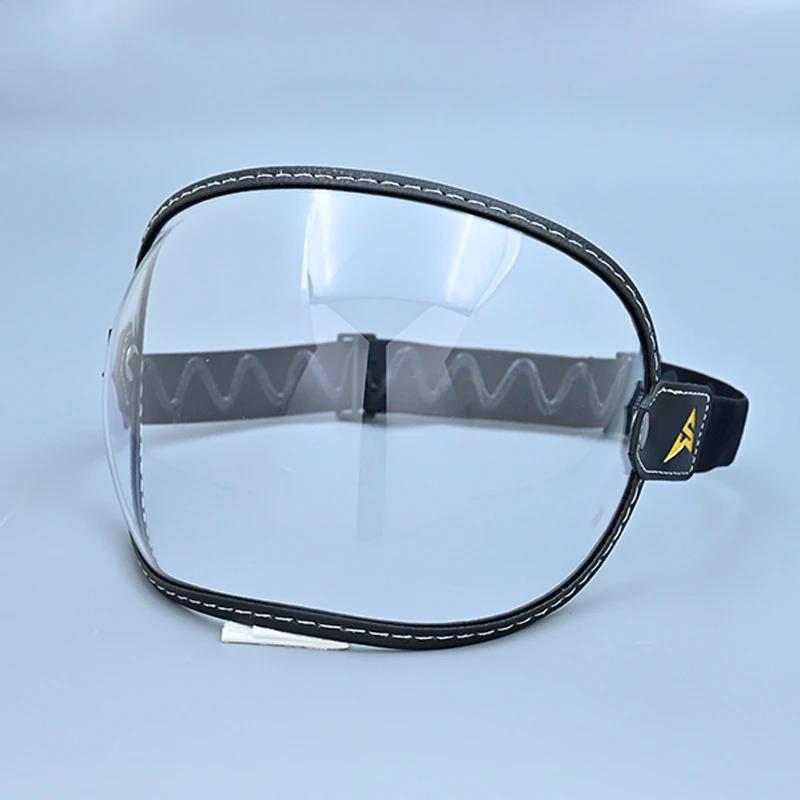 Retro Motorcycle Goggles Bubble Visor Outside Riding UV Protection Windshield Colorful Vintage for Half Face Helmets