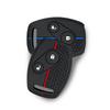2 Buttons Silicone Car Remote Key Fob Case For Honda Civic 4D Jazz Gr8 Cr-V Srv Frv Fit Csx Chord 7 Accord Emblem Extra Screw