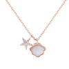 Starfish Shell Necklace Female Niche Design Pendant Light Luxury Niche Summer Collarbone Chain Premium Durable
