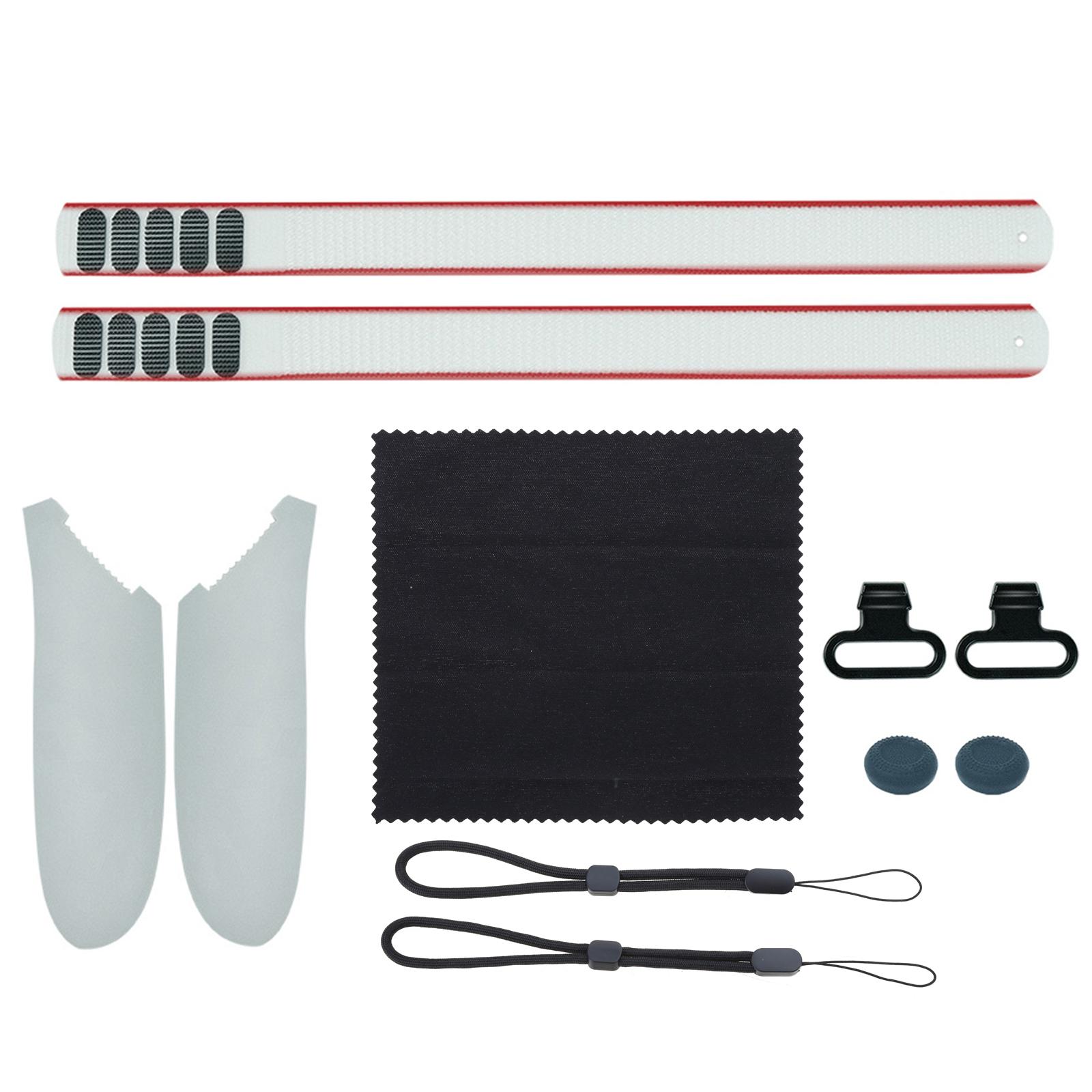 

Регулируемый ремешок, чехлы для контроллера Meta Quest 3, предотвращающие износ, колпачки для рукоятки, металлическая пряжка