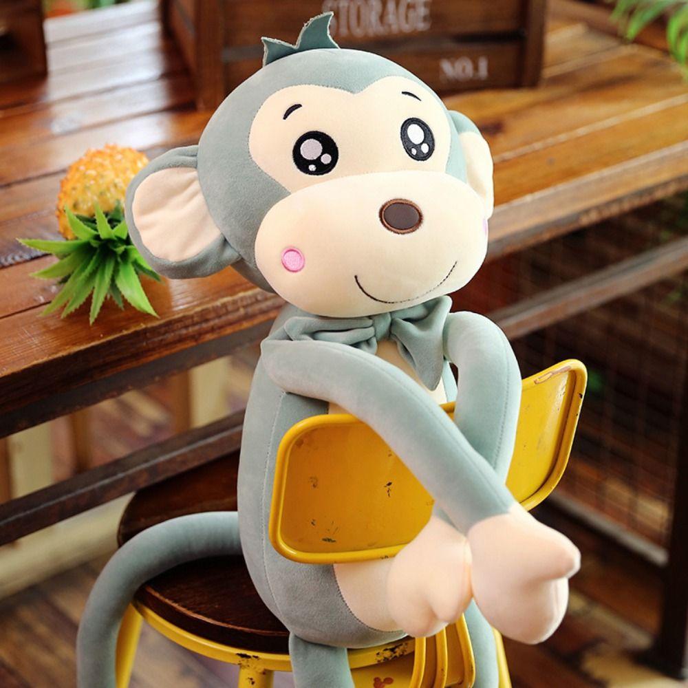 Monkey Monkey Plush Toy PP Cotton Monkey Plush Doll Funny Monkey Stuffed Animal Doll  Kids Gift