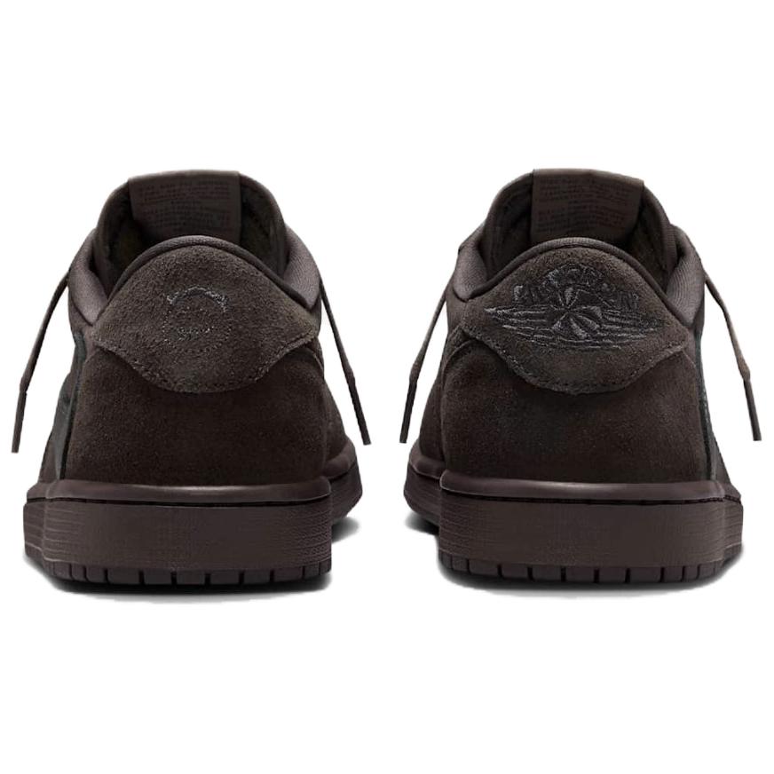 Travis Scott x Air Jordan 1 Retro Low OG SP Velvet Brown Unisex Sneakers Dark-Mocha Black DM7866-202