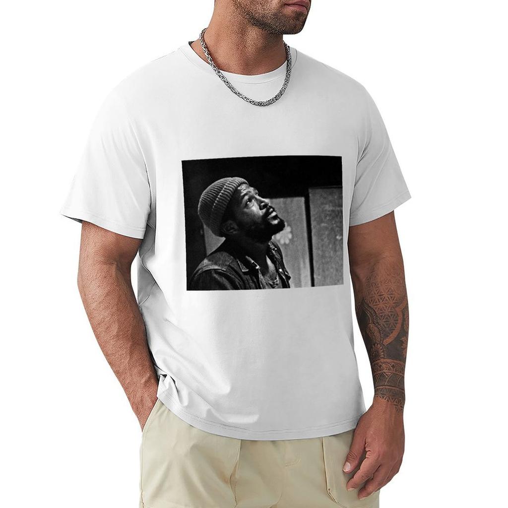 Marvin Gaye T-Shirt Atmungsaktives Sport-T-Shirt mit kurzen Ärmeln