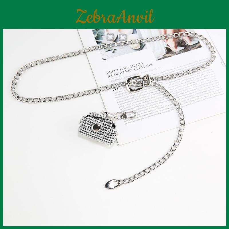 Metal Waist Chain For Women With Adjustable Pin Buckle For Dresses And Jackets